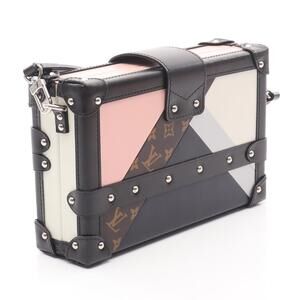 Louis Vuitton Malle Shoulder Bag Leather Pink Multicolor